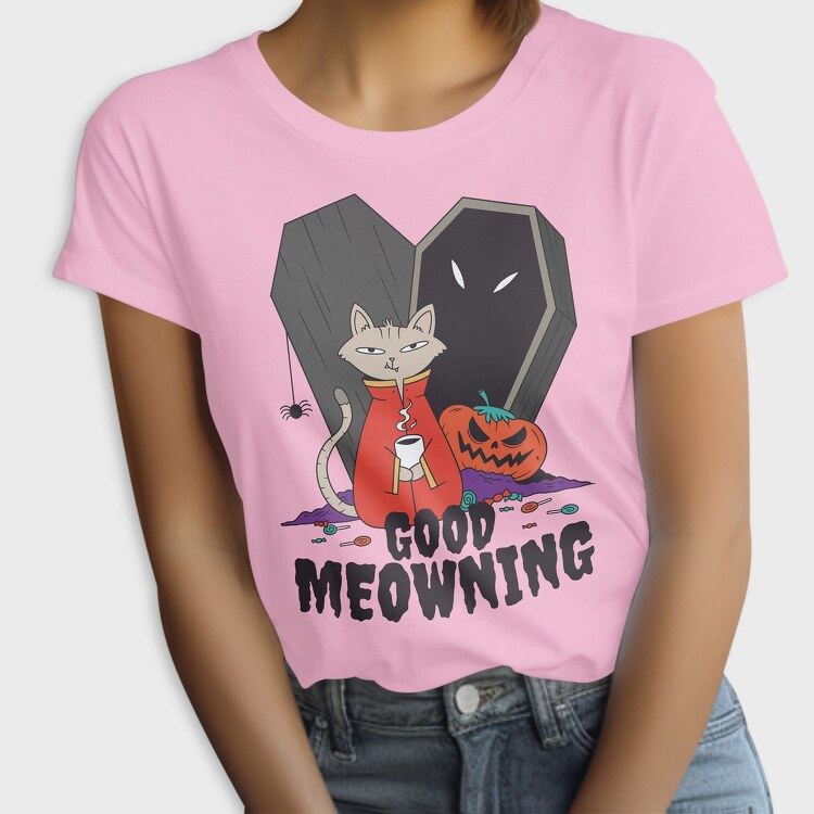 Coffee Halloween Cat, Tricou Femei