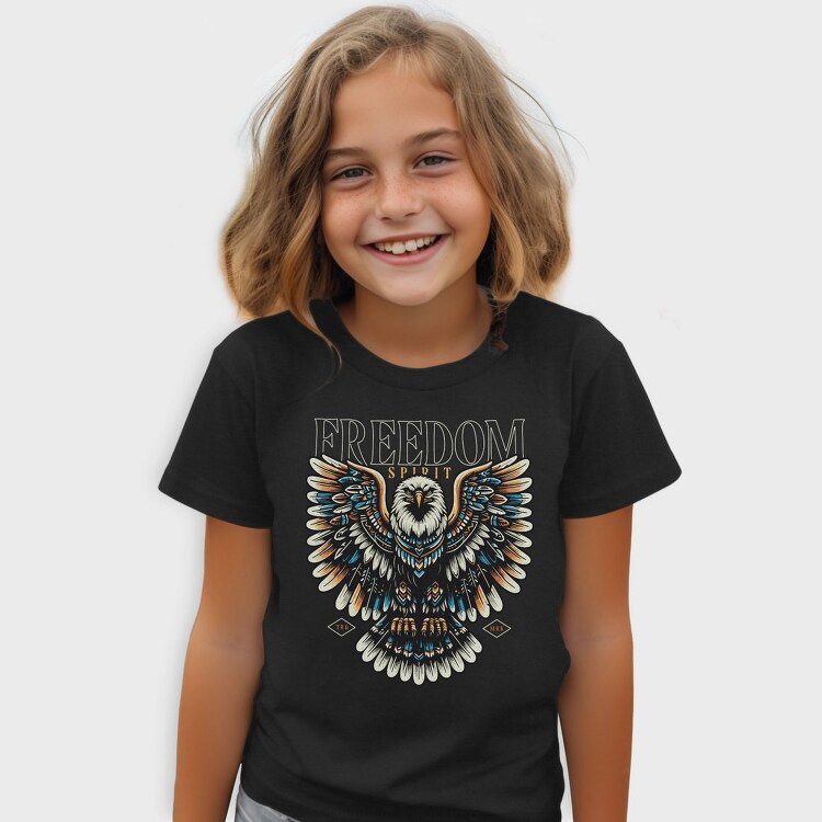 Majestic Eagle Native Freedom, Tricou Copii