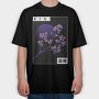 Vaporwave Cherry Blossom, Tricou Oversize Barbati (Unisex)