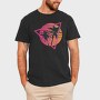 Vaporwave Palm Tree Sunset, Tricou Barbati (Unisex)
