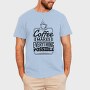 Coffee Quote, Tricou Barbati (Unisex)