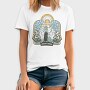 Woman With Suitcase Tote Wanderlust Forever Wander, Tricou Barbati (Unisex)