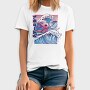 Vaporwave Surfing Axolotl Surf, Tricou Barbati (Unisex)