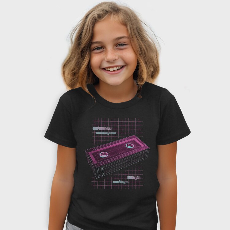 Vaporwave Vhs, Tricou Copii