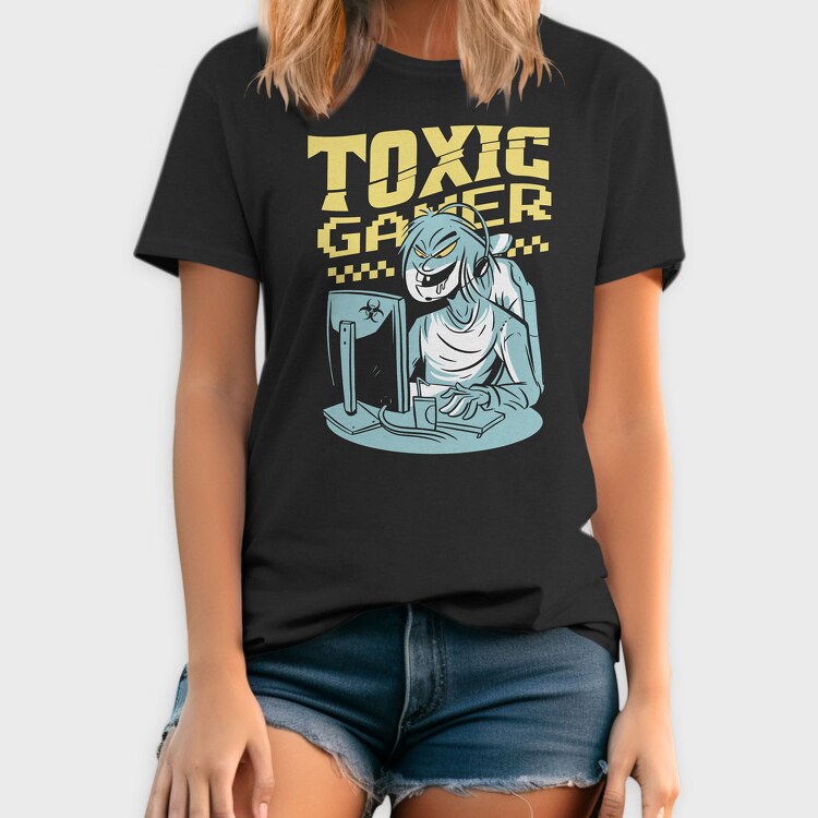 Toxic Gamer, Tricou Barbati (Unisex)