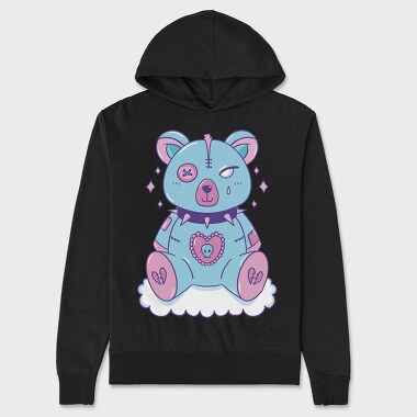 Bear Patchwork, Hanorac Oversize Barbati (Unisex)