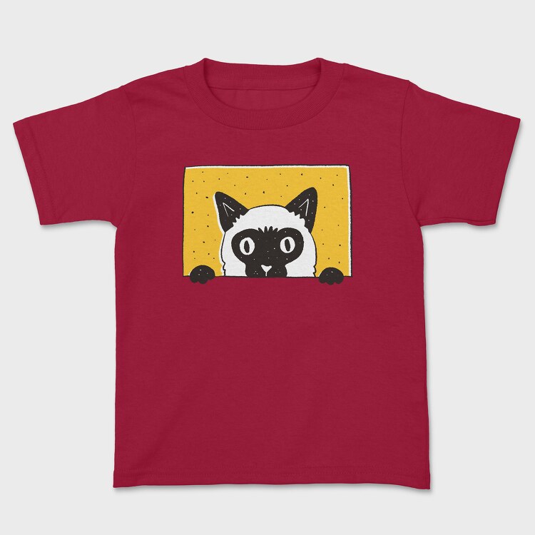 Peeking Cat, Tricou Copii