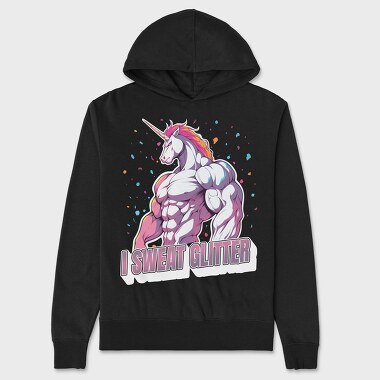 Unicorn Muscle, Hanorac Oversize Barbati (Unisex)