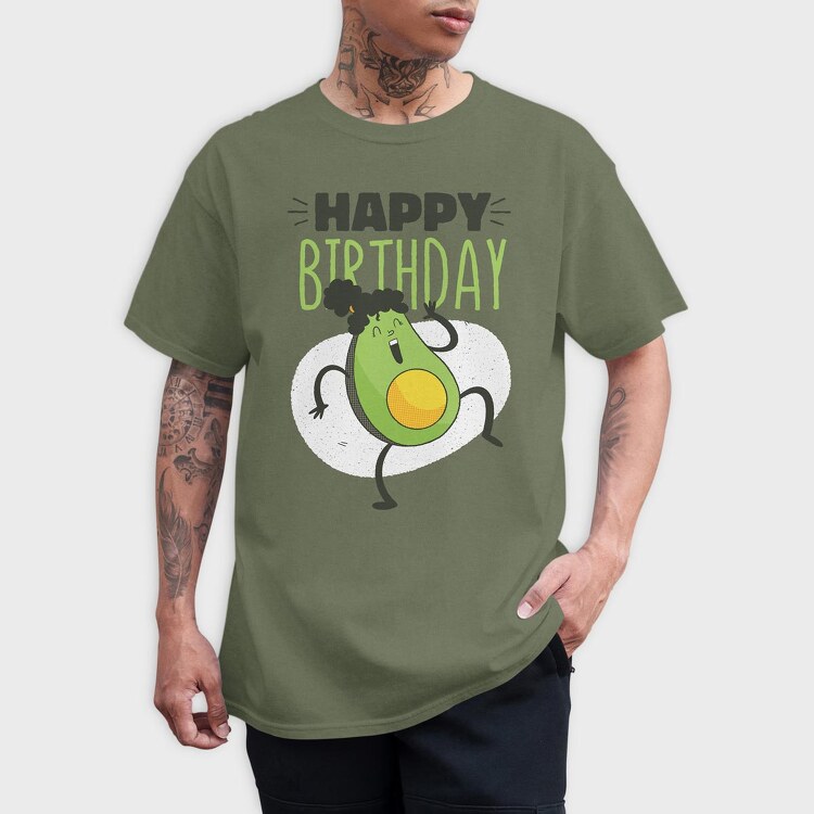 Happy Birthday, Tricou Barbati (Unisex)