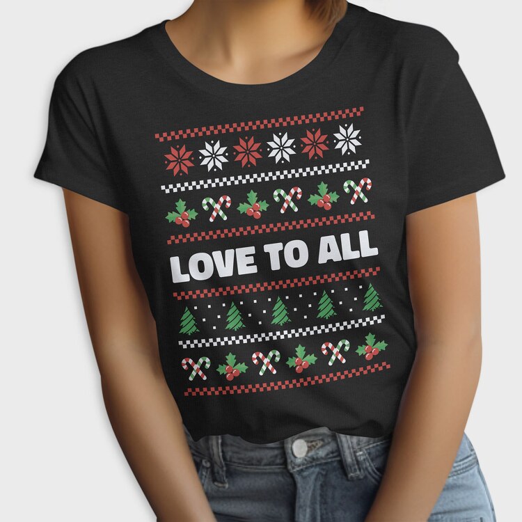 Love to All Ugly Sweater, Tricou Femei