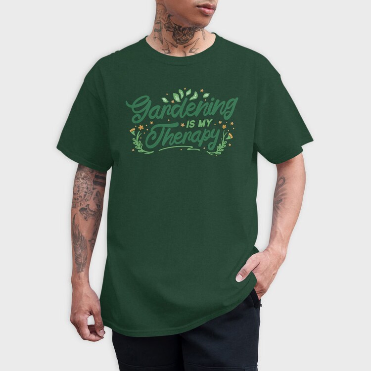 Gardening Therapy, Tricou Barbati (Unisex)