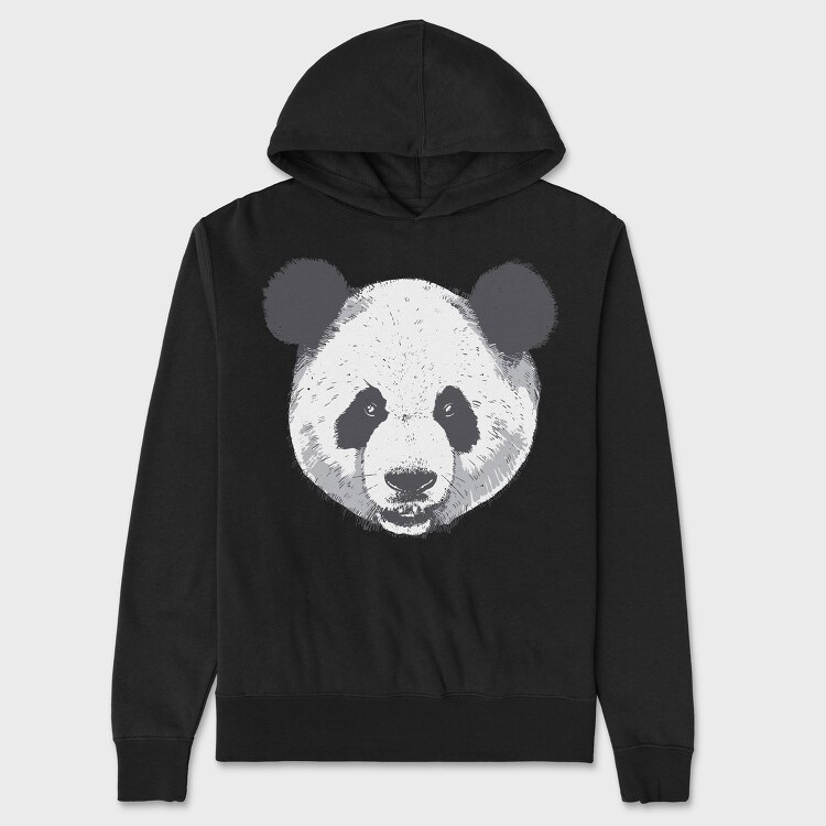 Panda Head, Hanorac Oversize Barbati (Unisex)