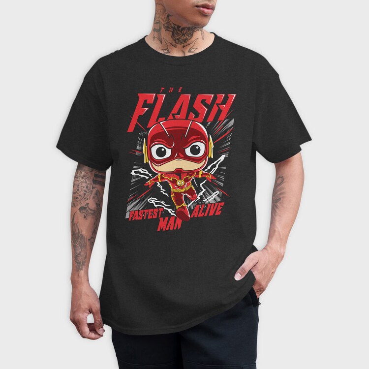 The Flash Comics, Tricou Barbati (Unisex)