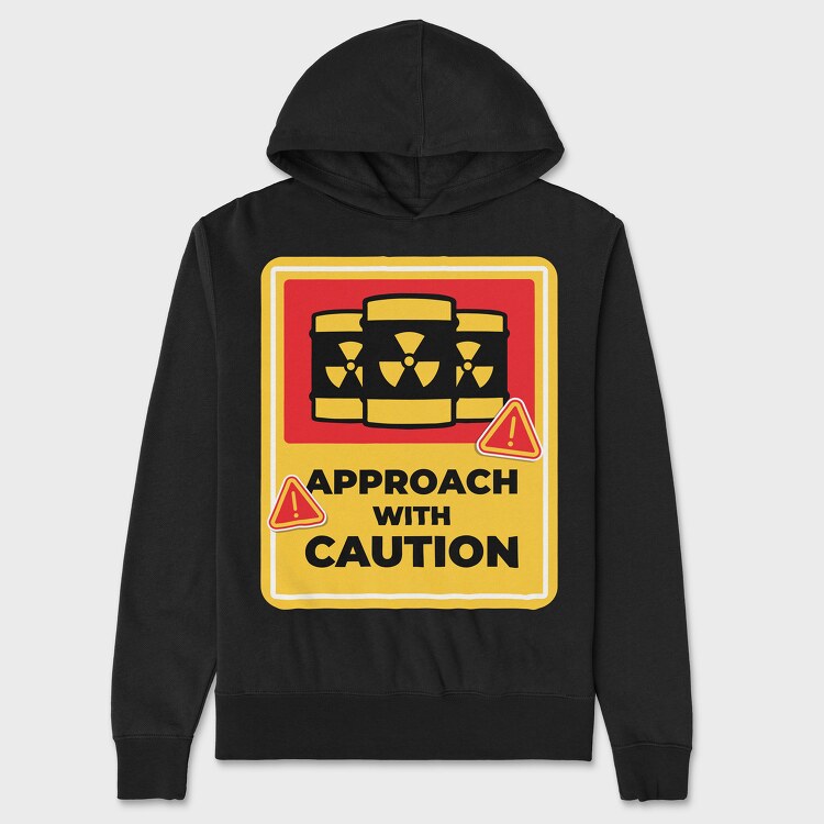 Caution Signal, Hanorac Oversize Barbati (Unisex)