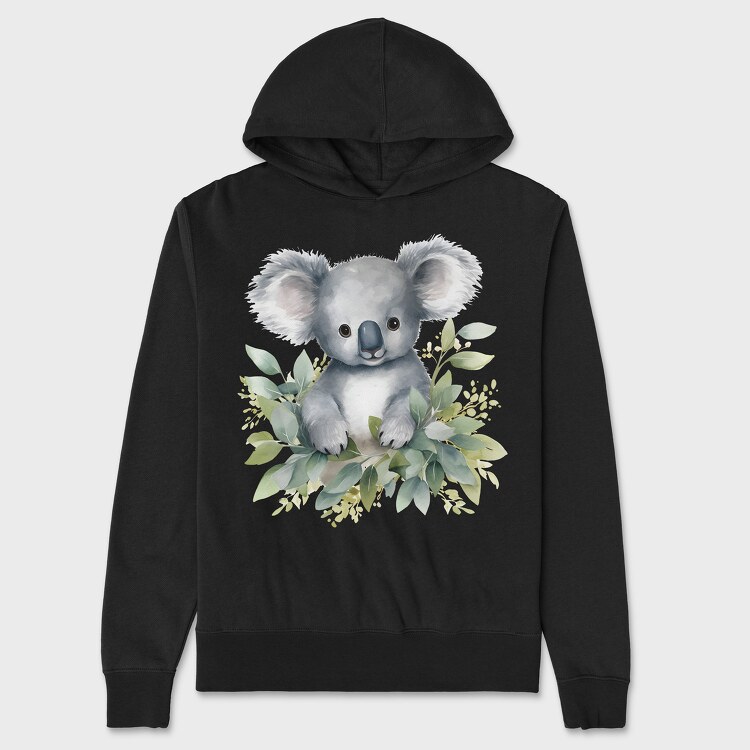 Hanorac Barbati (Unisex), Koala Watercolor