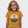 Geometric Retro Mountains, Tricou Copii