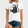 Skeleton Cat, Tricou Barbati (Unisex)
