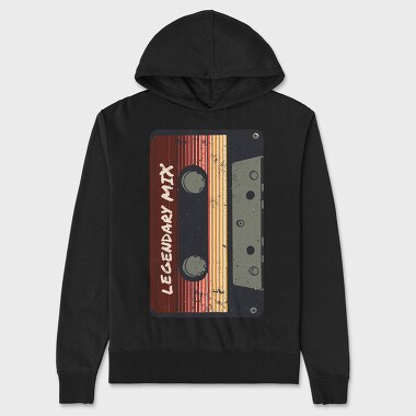 Vintage Cassette Legendary Mix, Hanorac Oversize Barbati (Unisex)