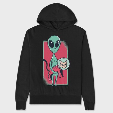 Hanorac Barbati (Unisex), Alien Cat