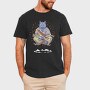 Monk Wolf, Tricou Barbati (Unisex)