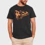 Guitar on Fire, Tricou Barbati (Unisex)