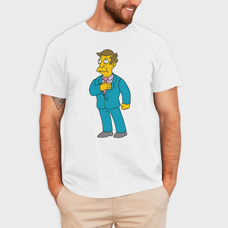 Principal Skinner, Tricou Barbati (Unisex)