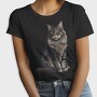 Maine Coon Cat, Tricou Femei