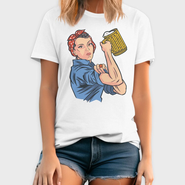 Beer Woman, Tricou Barbati (Unisex)