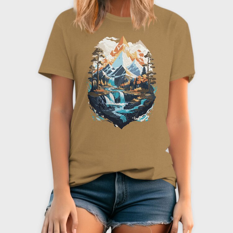 Landscape Winter, Tricou Barbati (Unisex)