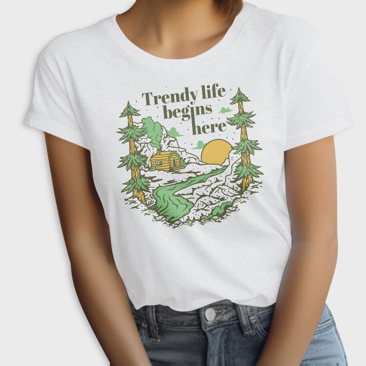 Trendy Life Forest, Tricou Femei