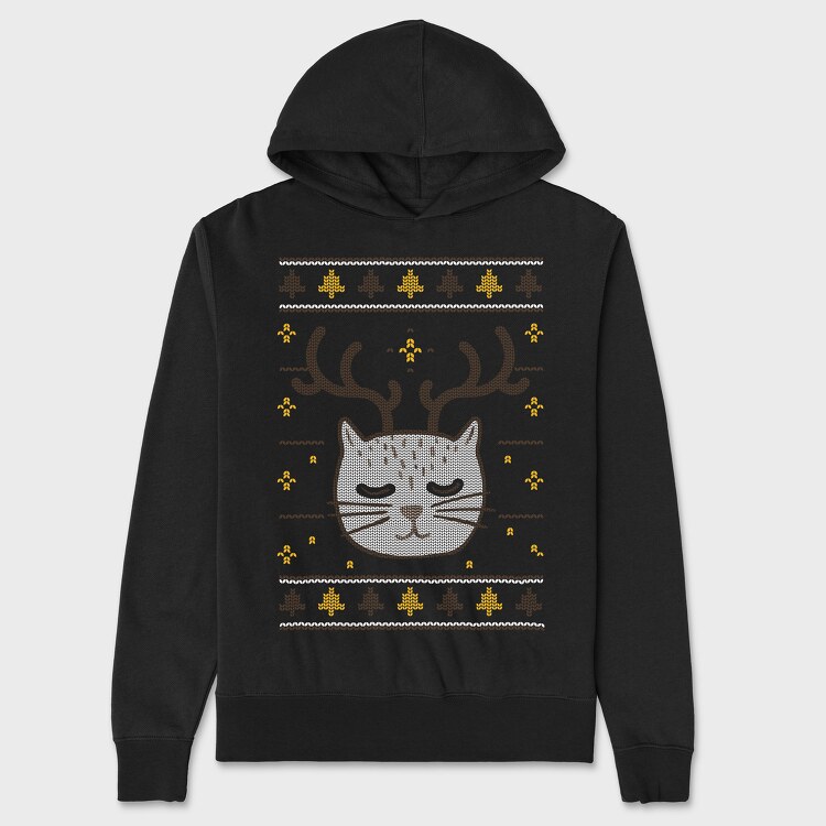 Hanorac Barbati (Unisex), Cut Cat Ugly Sweater