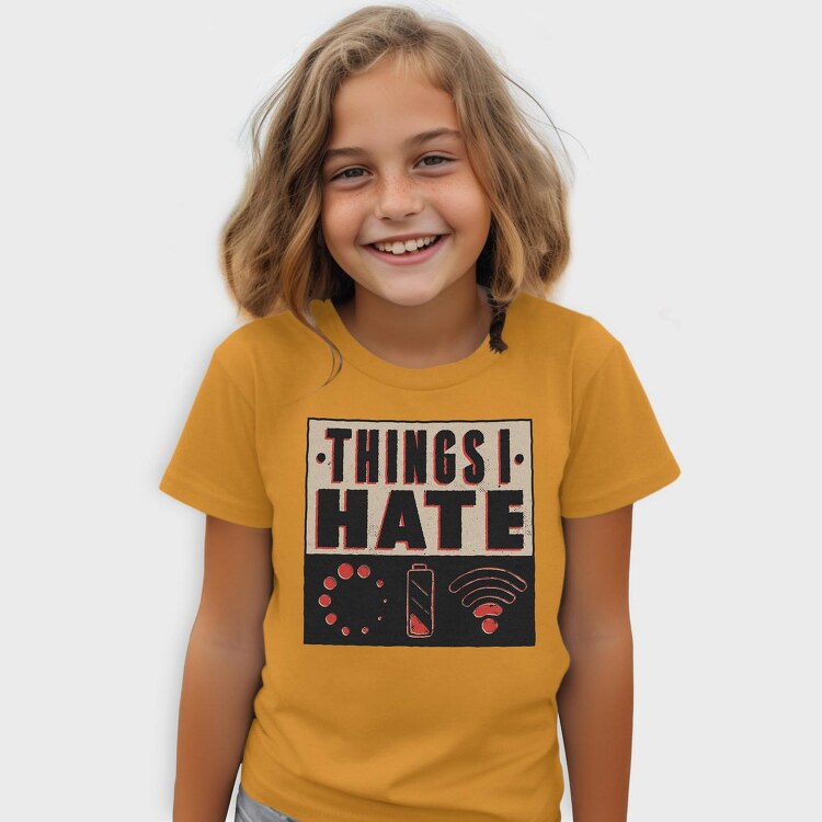Things I Hate, Tricou Copii