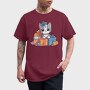 Birthday Cat, Tricou Barbati (Unisex)