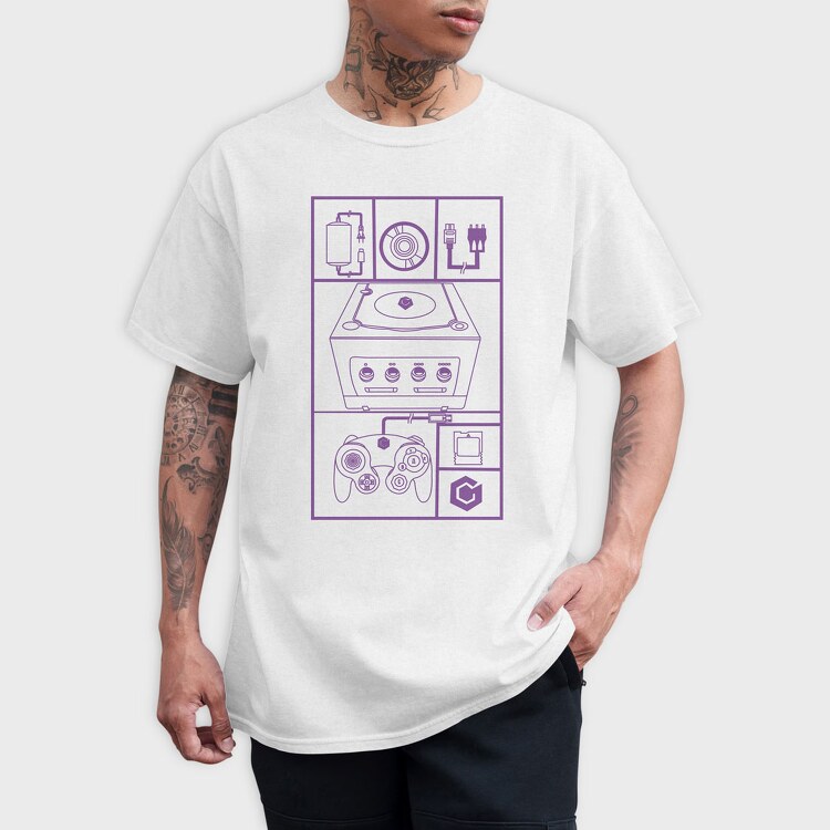 Retro Gaming Entertainment System 2, Tricou Barbati (Unisex)