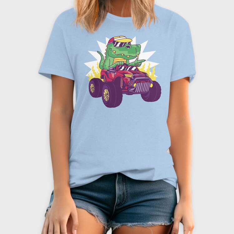 Trex Monster Truck, Tricou Barbati (Unisex)