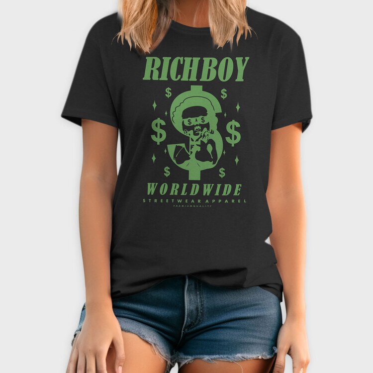 Richboy 2, Tricou Barbati (Unisex)