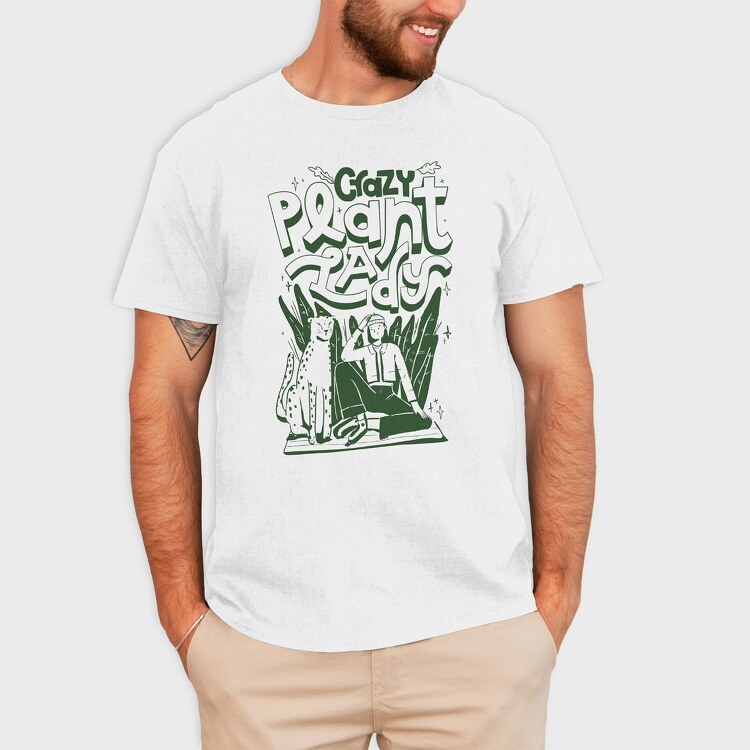 Crazy Plant Lady, Tricou Barbati (Unisex)