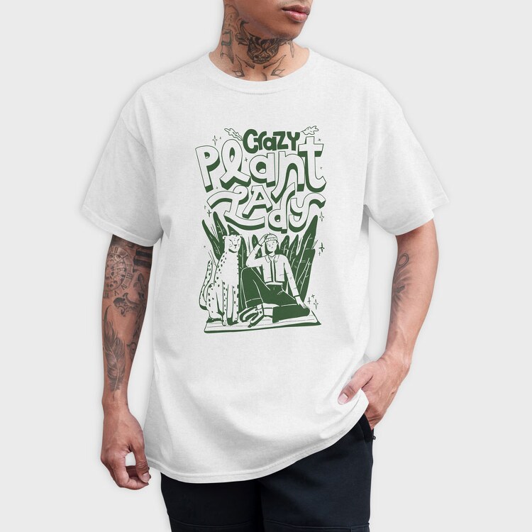 Crazy Plant Lady, Tricou Barbati (Unisex)