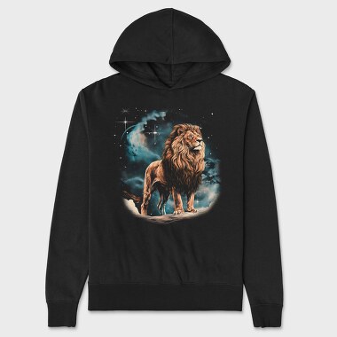 Hanorac Barbati (Unisex), Lion Night Stars