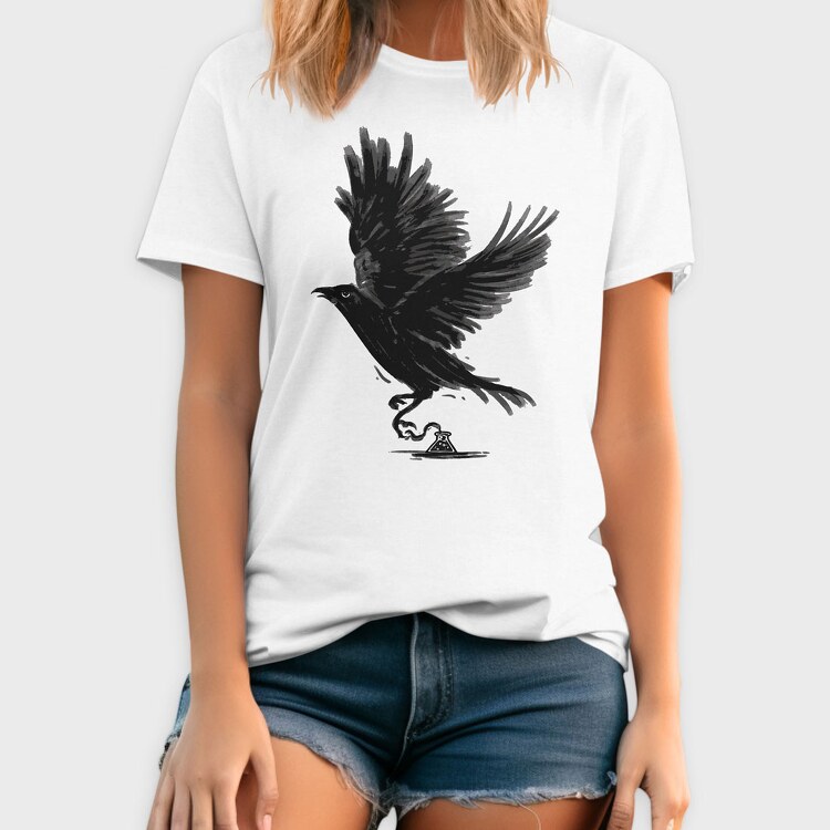 Ink Crow, Tricou Barbati (Unisex)
