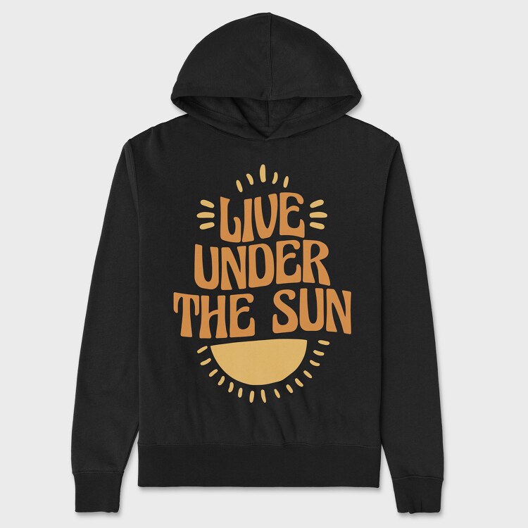 Live Under the Sun, Hanorac Oversize Barbati (Unisex)