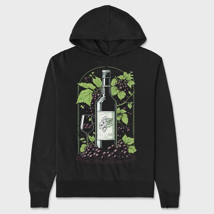 Wine, Hanorac Oversize Barbati (Unisex)