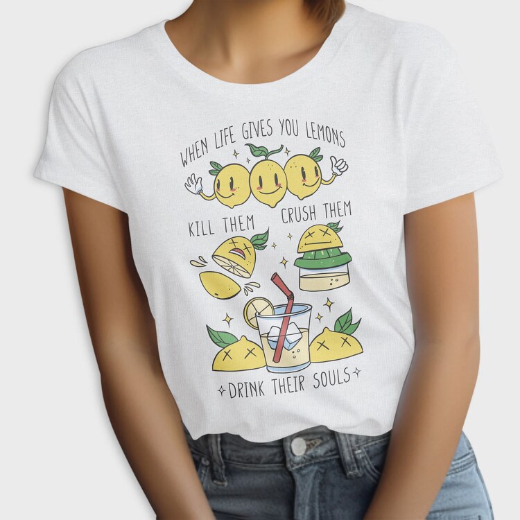 Lemons Life Joke, Tricou Femei