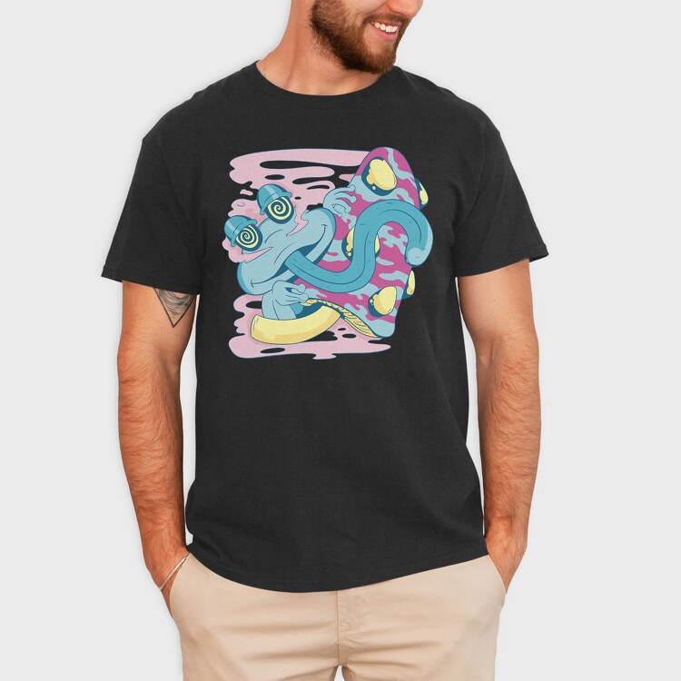 Trippy Frog, Tricou Barbati (Unisex)