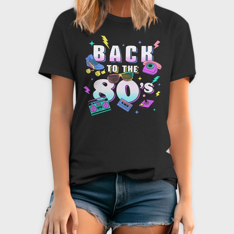 Back to the 80 S, Tricou Barbati (Unisex)