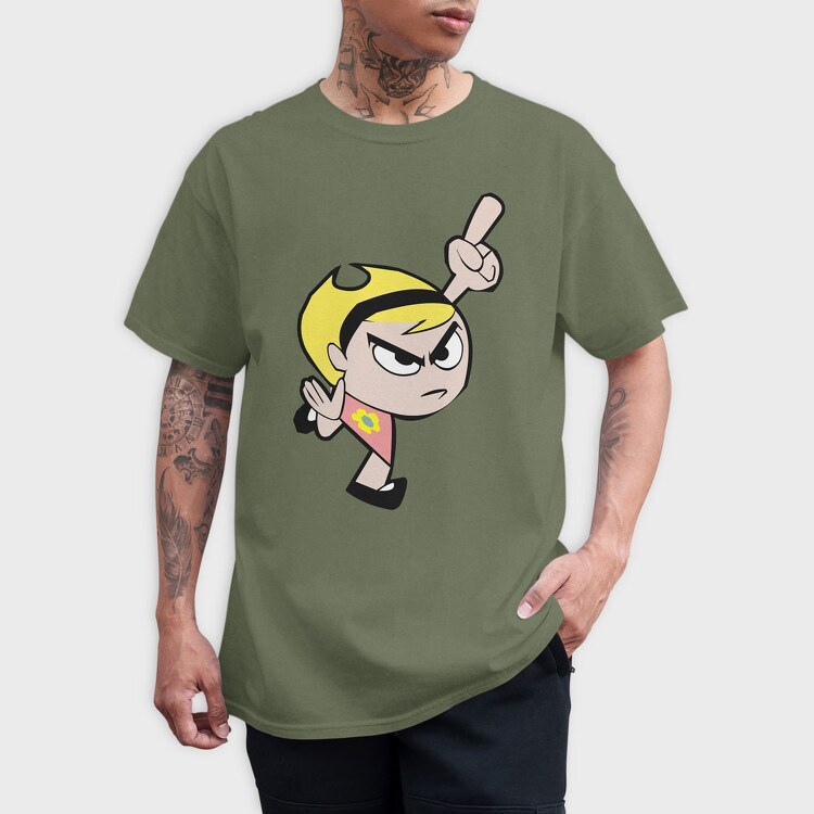 Cartoon Retro Billy and Mandy 5, Tricou Barbati (Unisex)
