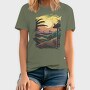 Hawaiian Landscape, Tricou Barbati (Unisex)