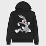 Cartoon Retro Bugs Bunny 1, Hanorac Oversize Barbati (Unisex)