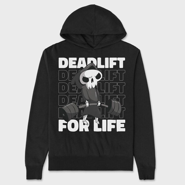 Deadlift for Life, Hanorac Oversize Barbati (Unisex)