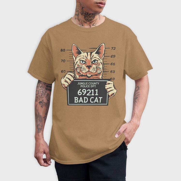 Bad Cat, Tricou Barbati (Unisex)